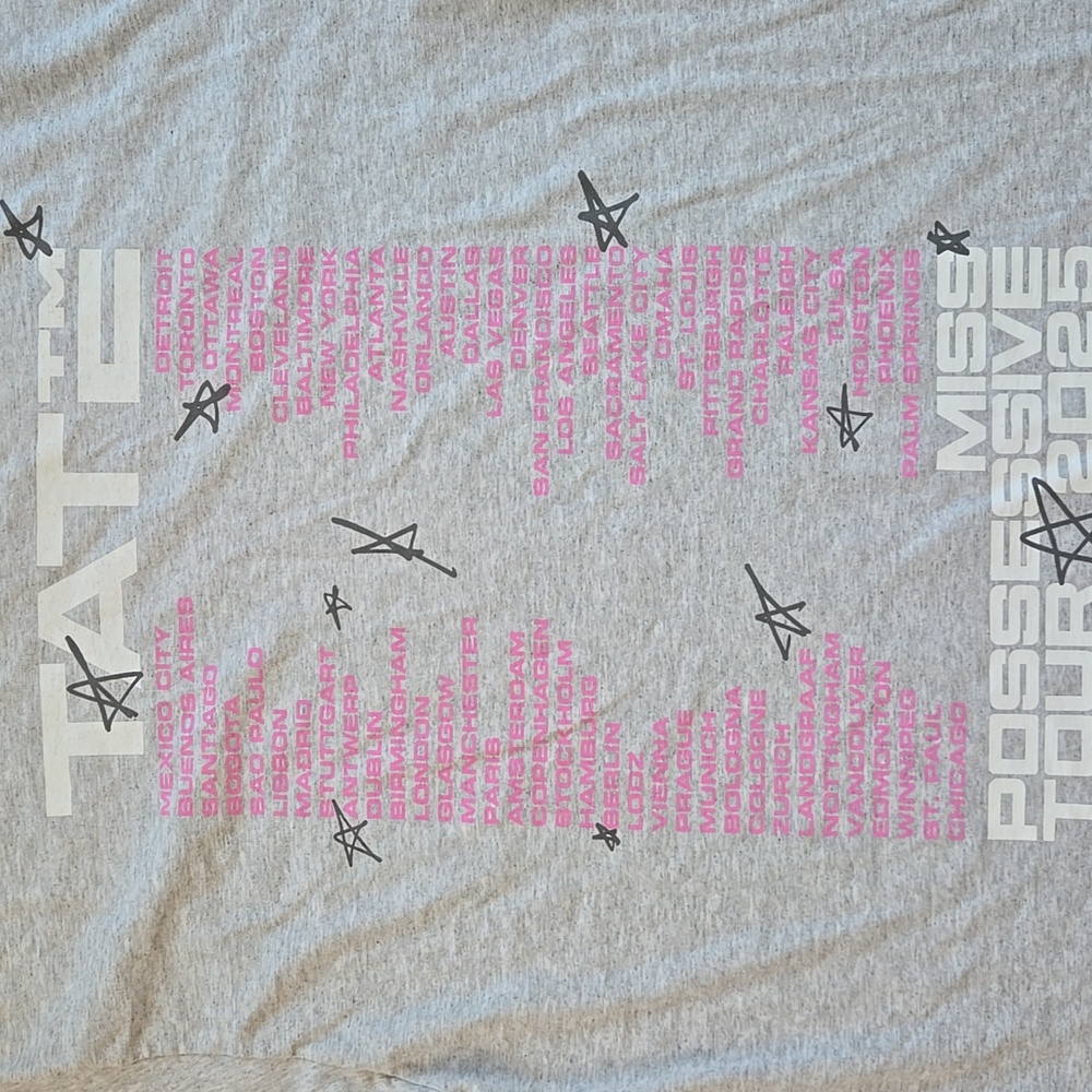 Tate Mcrae World Tour Tshirt - Picture 5 of 5